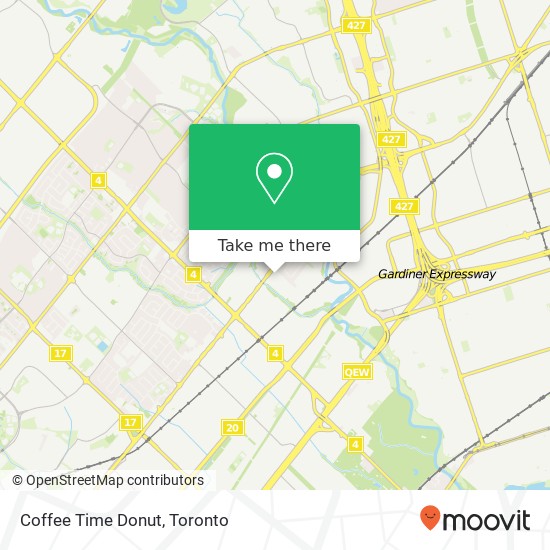 Coffee Time Donut, 1650 Dundas St E Mississauga, ON L4X 2Z3 plan