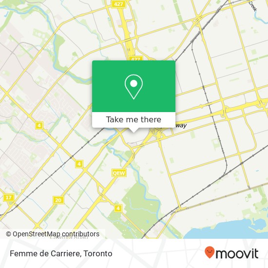 Femme de Carriere, Toronto, ON M9C map