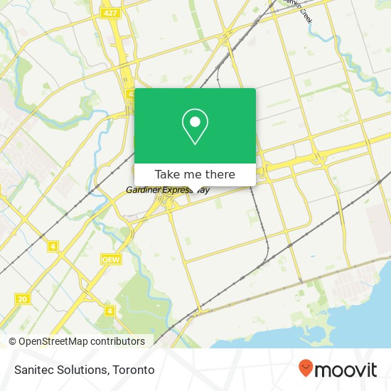 Sanitec Solutions, 542 Evans Ave Toronto, ON M8W 2V4 map