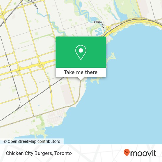 Chicken City Burgers, 2481 Lake Shore Blvd W Toronto, ON M8V 1C5 map