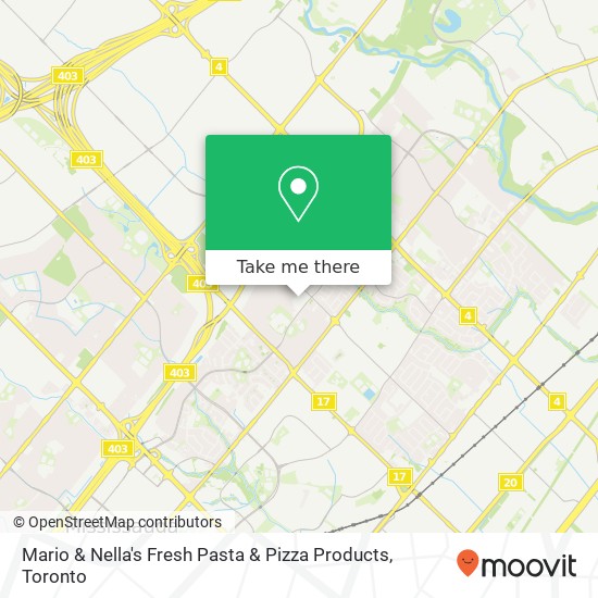 Mario & Nella's Fresh Pasta & Pizza Products, 925 Rathburn Rd E Mississauga, ON L4W 4C3 plan