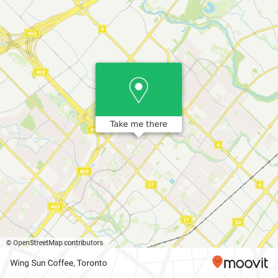 Wing Sun Coffee, 925 Rathburn Rd E Mississauga, ON L4W plan