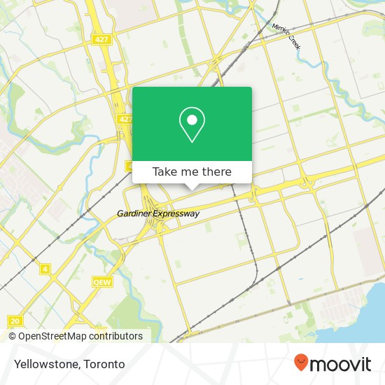 Yellowstone, 1574 The Queensway Toronto, ON M8Z 1T5 map