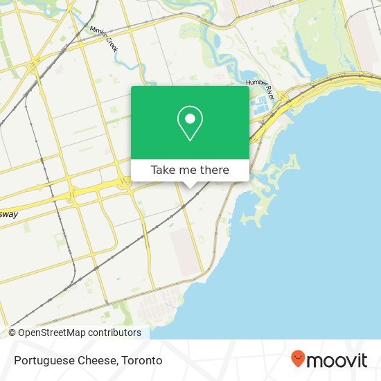 Portuguese Cheese, 2 Buckingham St Toronto, ON M8Y 2W1 plan