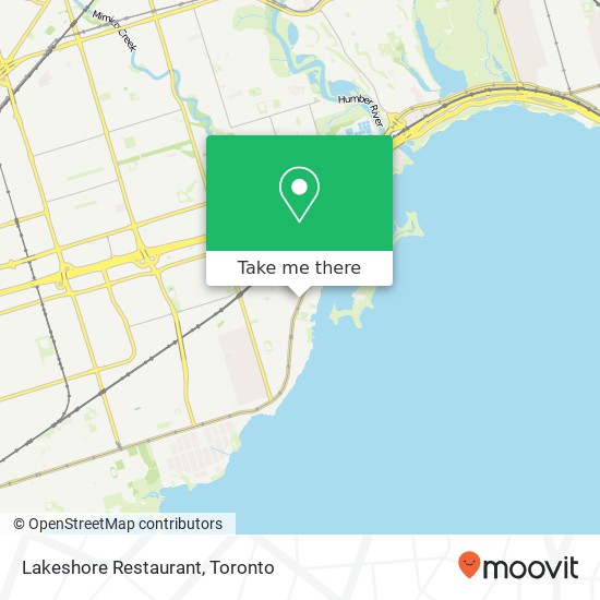 Lakeshore Restaurant, 2390 Lake Shore Blvd W Toronto, ON M8V 1C3 map