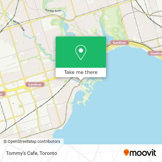 Tommy's Cafe map