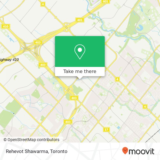 Rehevot Shawarma, 4870 Tomken Rd Mississauga, ON L4W 1J8 map