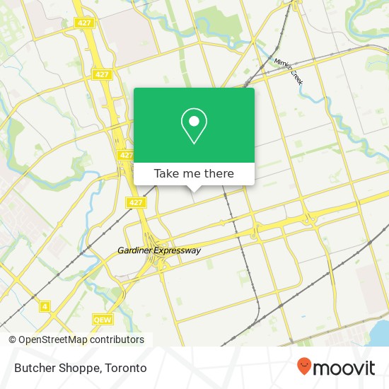Butcher Shoppe, 121 Shorncliffe Rd Toronto, ON M8Z 5K7 map
