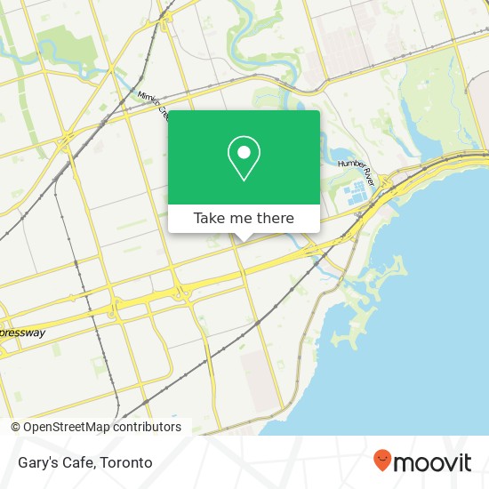 Gary's Cafe, 695 The Queensway Toronto, ON M8Y map