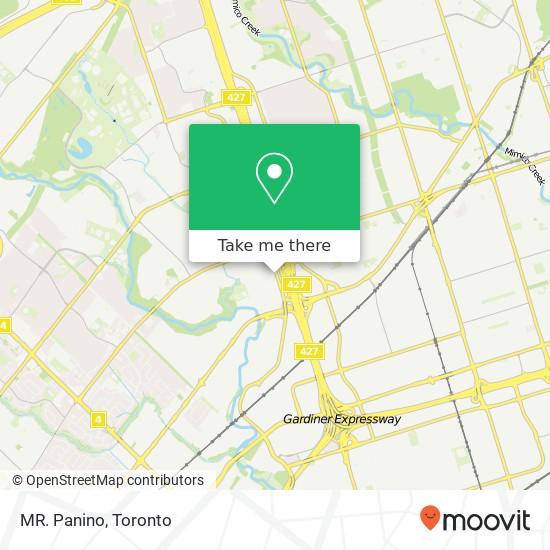 MR. Panino, 250 The West Mall Toronto, ON M9C map