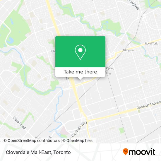 Cloverdale Mall-East map