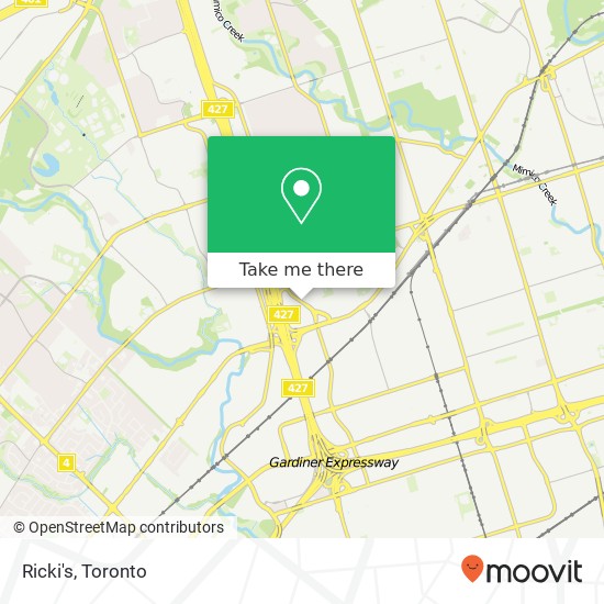 Ricki's, 250 The East Mall Toronto, ON M9B map