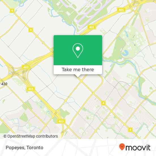 Popeyes, 5120 Dixie Rd Mississauga, ON L4W map