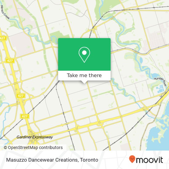 Masuzzo Dancewear Creations, 100 Advance Rd Toronto, ON M8Z 2T7 map