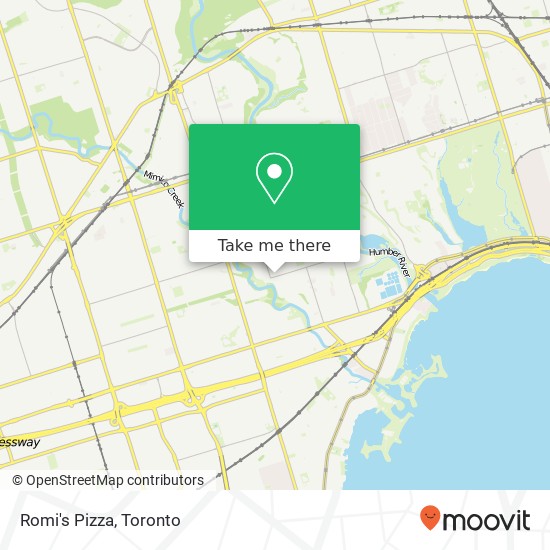 Romi's Pizza, 232 Berry Rd Toronto, ON M8Y 1X6 map
