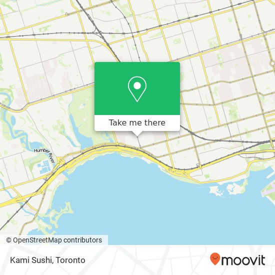 Kami Sushi, 67 Roncesvalles Ave Toronto, ON M6R plan