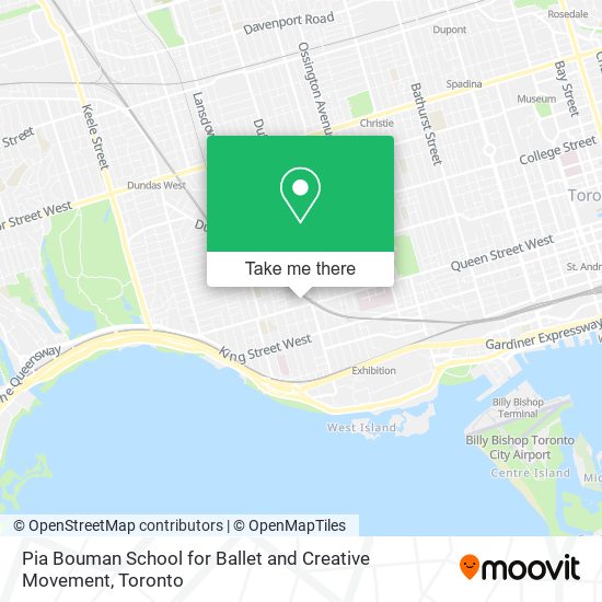 Pia Bouman School for Ballet and Creative Movement map