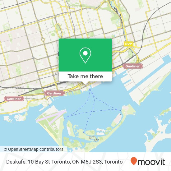 Deskafe, 10 Bay St Toronto, ON M5J 2S3 map