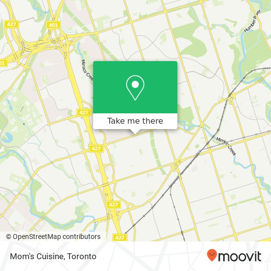 Mom's Cuisine, 323 Burnhamthorpe Rd Toronto, ON M9B map