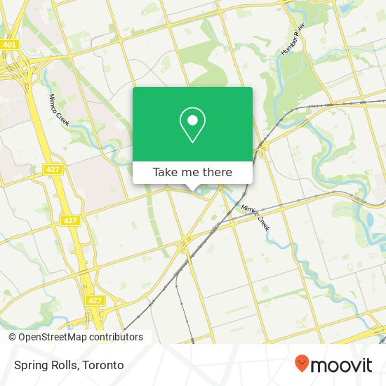 Spring Rolls, 90 Burnhamthorpe Rd Toronto, ON M9A map