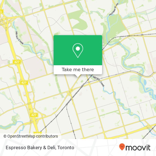 Espresso Bakery & Deli, 4980 Dundas St W Toronto, ON M9A 1B7 map
