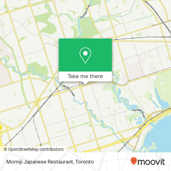 Momiji Japanese Restaurant, 2955 Bloor St W Toronto, ON M8X map