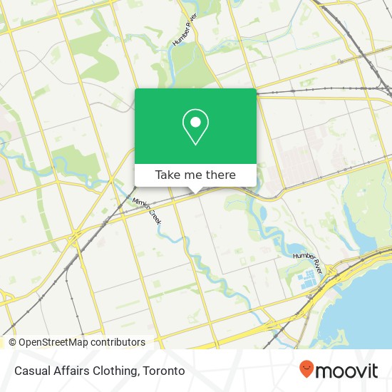 Casual Affairs Clothing, 2873 Bloor St W Toronto, ON M8Y map