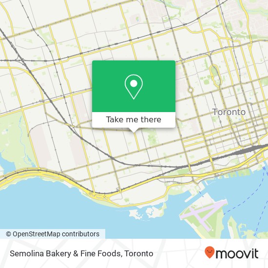 Semolina Bakery & Fine Foods, 188 Ossington Ave Toronto, ON M6J 2Z7 plan