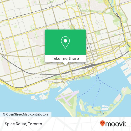 Spice Route, 499 King St W Toronto, ON M5V plan