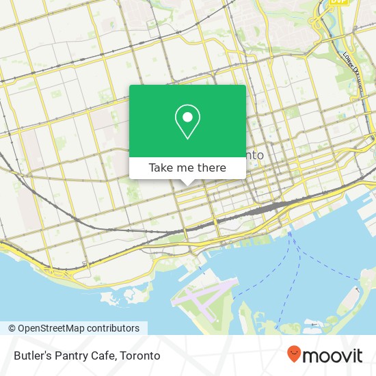 Butler's Pantry Cafe, 484 Queen St W Toronto, ON M5V 2B2 plan