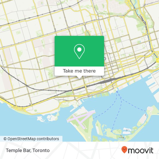 Temple Bar, 489 King St W Toronto, ON M5V map
