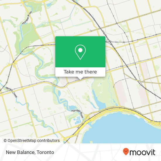 New Balance, 2252 Bloor St W Toronto, ON M6S map