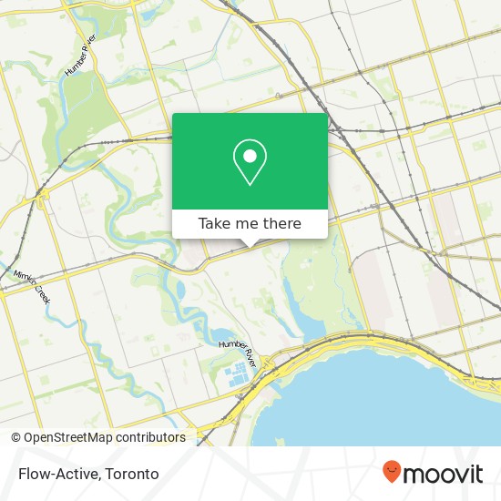 Flow-Active, 2237 Bloor St W Toronto, ON M6S 1N7 plan