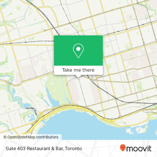 Gate 403 Restaurant & Bar, 403 Roncesvalles Ave Toronto, ON M6R plan