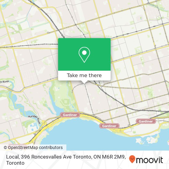 Local, 396 Roncesvalles Ave Toronto, ON M6R 2M9 plan