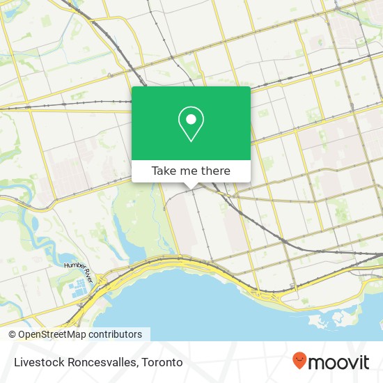 Livestock Roncesvalles, 406 Roncesvalles Ave Toronto, ON M6R 2M9 plan