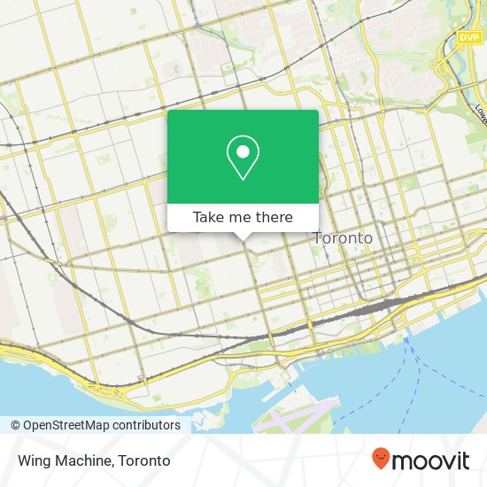 Wing Machine, 399 Bathurst St Toronto, ON M5T plan