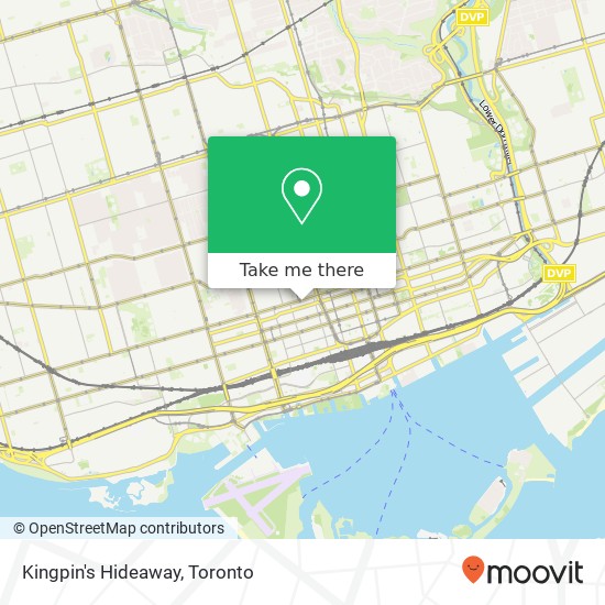 Kingpin's Hideaway, 71 Duncan St Toronto, ON M5V 2C5 map