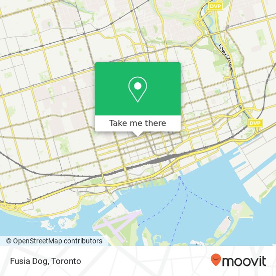 Fusia Dog, 65 Duncan St Toronto, ON M5V plan