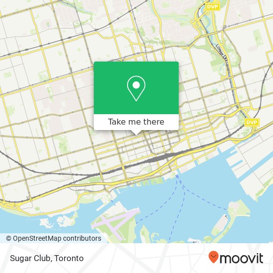 Sugar Club, 57 Duncan St Toronto, ON M5V 2C5 map