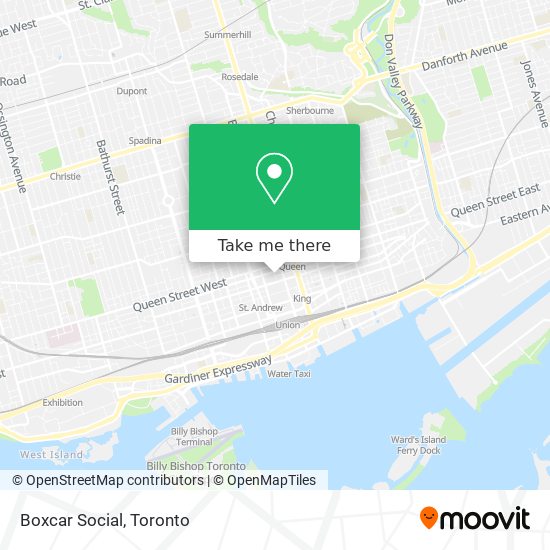 Boxcar Social map