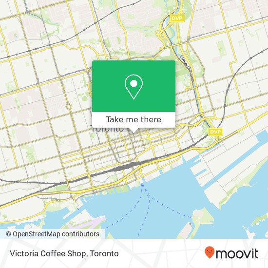 Victoria Coffee Shop, 27 Queen St E Toronto, ON M5C plan