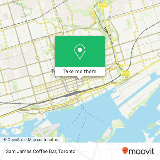 Sam James Coffee Bar, 15 Toronto St Toronto, ON M5C 2E3 plan