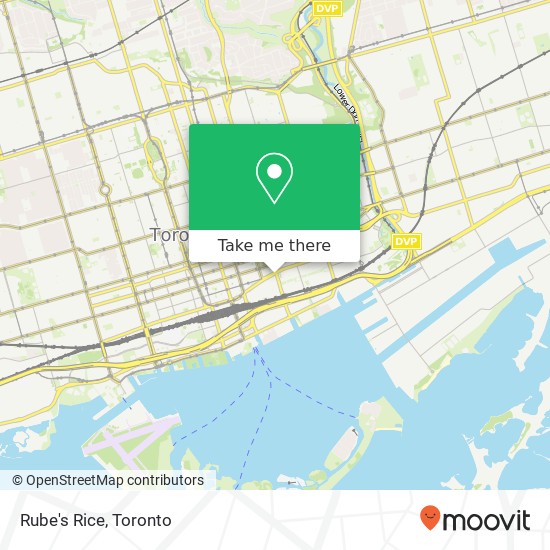 Rube's Rice, 93 Front St E Toronto, ON M5E 1C3 map