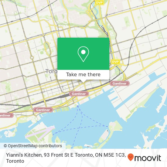 Yianni's Kitchen, 93 Front St E Toronto, ON M5E 1C3 map
