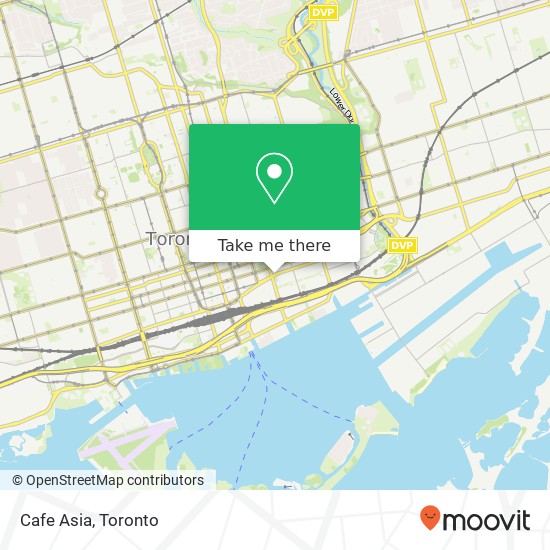 Cafe Asia, 100 Front St E Toronto, ON M5A plan