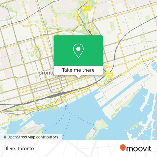 Il Re, 246 King St E Toronto, ON M5A 1K1 plan