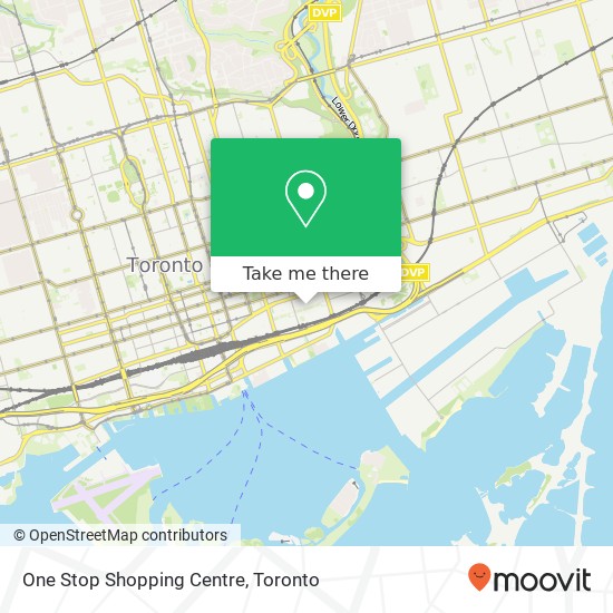 One Stop Shopping Centre, 222 The Esplanade Toronto, ON M5A map