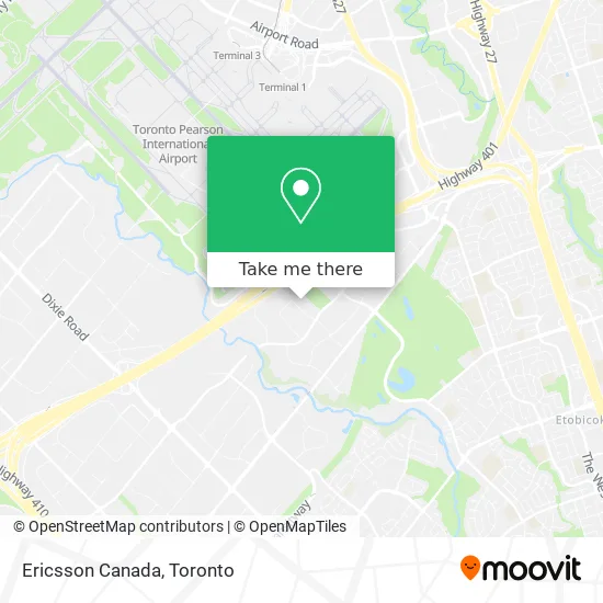 Ericsson Canada map