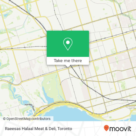 Raeesas Halaal Meat & Deli, 2345 Dundas St W Toronto, ON M6P 1W7 map